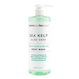 Moisturizing & Healing Body Wash with Sea Kelp & Aloe Vera - Hydrating Cleanser for Dry Skin - Vitamin-Enriched Shower Gel - 33.