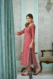 Anni Designer Women'S Cotton Blend Floral Printed Straight Kurta With Pants & Dupatta (Tasya Red_S_Red_Small),Red,S,Cotton Blend,Regular,Dupatta