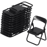 Gadpiparty Foldable Chair Mini Plastic Chair Action Figure Accessories Phone Holder Stand Doll Dollhouse Decoration Miniature Fu