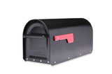 ARCHITECTURAL MAILBOXES 5560BR10 Architectural Mailboxes Sequoia Post Mount Mailbox, Large, Black