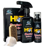 Premium Hat Cleaner & Deodorizer Set Gentle Cleaning Solution for Baseball Caps, Cowboy Hats, Felt & Fitted Hats Removes Swea