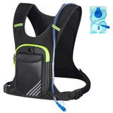 Running Hydration Vest Backpack with 800 ML Water Bladder, Minimalist Lightweight Running Vest for Women Men with Phone Holder,