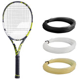 Babolat Pure Aero Tennis Racquet - Strung with 16g White Syn Gut at Mid-Range Tension (4 1/8 Grip)