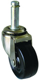 Shepherd Hardware 9193 2-Inch Wheel, Stem Caster with 7/16-Inch Stem Diameter, 80-lb Load Capacity