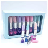 AYLA WORLD Glitter Lipstick Gel Pen (Pack of 4 Pcs), Cute for Birthday Gift, Return Gift for Kids| Children|Girls, Stationery Se