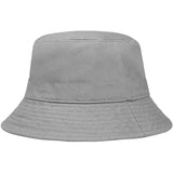 Fasholic Bucket Hat For Men & Women | Cotton Plain Bucket Cap | Summer Sun Protection Hat For Travel, Beach & Casual Wear (Grey)