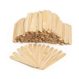 Spa Stix Natural Wood Jumbo Craft Stix. Pack of 100 Pieces