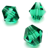 Chengmu 6mm Bicone Glass Beads for Jewelry Making 425Pcs Faceted Shape Crytal Spacer Beads Assortments Supplies Accessories for