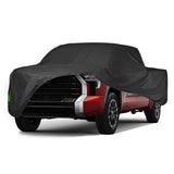 Proadsy 2025 Upgrade Car Cover Compatible with Tundra 2016-2024 2025 CrewMax with 5.5ft Windproof All Weather Waterproof Sun Rai