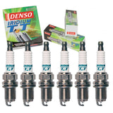6 pc DENSO Iridium TT Spark Plugs compatible with Toyota Tacoma 3.4L V6 1995-2004