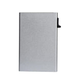 Calandis Credit Card Holder Aluminum Alloy Pocket Card Case For Boyfriend Outdoor Men Silver | Wallets | Mens Accessories
