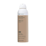 Dermasport SPF 50 Clear Body Sunscreen Spray with Antioxidants- Reef Safe Sunscreen- Sun Care