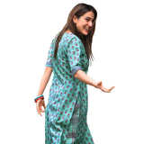Gosriki Women'S Cotton Straight Kurta With Pant (Disini Multi_Multicolor_Small),Multicolour,,B08DD1SM5F