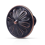 Xlroaafs 12 Pack Oil Rubbed Bronze Kitchen Cabinet Knobs - Solid Heavy Duty,Vintage - Single Antique Bronze Handles for Cabinets