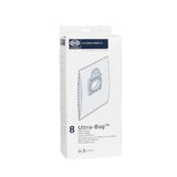 SEBO Filter Bag Box Airbelt E, 8 ThreeLayer Ultra Bags with caps #8300AM
