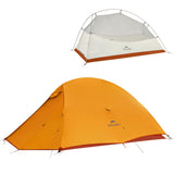 Naturehike Cloud up Pro Backpacking Tent, Waterproof Lightweight 2 Person Tent for Camping, Double Layer Two Person Tent with Fo