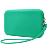 Silicone Small Makeup Bag Pouch for Purse, Travel Toiletry Bag Cute Portable Cosmetic Bag Waterproof Makeup Storage Bag Mini Zip