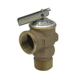 Cash Acme 3/4 Inch RV FWL2 Pressure Relief Valve, Bronze, 75 PSI, 149170075