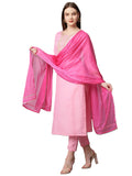 Gosriki Women'S Cotton Blend Solid Straight Kurta With Pant & With Dupatta (Aard_Baby Pink_Xxl-Gs_Baby Pink_Xx-Large),Baby Pink,2,B0BMVZ7FQP