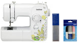 Brother SM1704 17-Stitch Free Arm Sewing Machine, SASEW6 6-Piece Premium Sewing Thread Pack, SA520 Water Soluble Stabilizer
