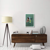 Weaver'S Fritillary Adult On Pansy Europe-Paper Art-22,,X32,,