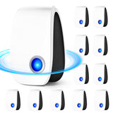 Upgraded Ultrasonic Repellent 12 Pack, Indoor Ultrasonic and Repellent for Roach, Rodent, Mouse, Bugs, Ant, Mosquito, Mice, Spid