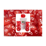 Role 4 Initiative Poly Set Marble Red W/White, Arch'D4 (7)