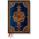 Paperblanks 18 Month Diaries 2023-2024 Safavid Indigo | Horizontal | Mini (95140 mm)
