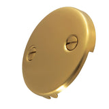 Kingston Brass DTT107 Bathtub Overflow Plate, Brushed Brass 3-3/16 Inch Diameter