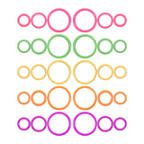 Zoomella Stitch Markers Lightweight Easy Carrying Sewing Tool For Weaving Sewing Knitcrafts|Needlecrafts & Yarn|Crocheting & Kni