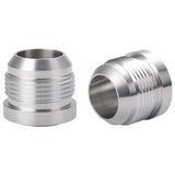 Podavelle 16AN Male Flare Weld On Fitting Bung Adapter for Fuel Oil Hose Tank Aluminum, Pack of 2