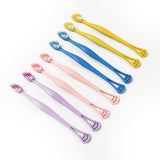 Premiumav 2In1 Toothbrush With Tongue Scraper Pack Of 8 Soft Bristle Toothbrushes With Long Handle For Gentle Cleaning & Ora