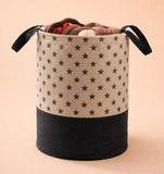 Bb Backbenchers Heavy Duty Laundry Basket | Large Round Collapsible Storage Hamper | For Blankets, Toys & Laundry | Foldable Hom