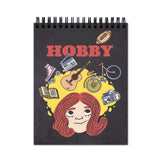Vprint Girls Hobbies Spiral Wiro Unruled Blank Pages Notebook Diary Journal Drawing Book Potrait A4 (Size 8X11)