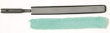 Rubbermaid Commercial Products Executive Series HYGEN HighPerformance Flexible Microfiber Duster and Frame, Green