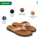 Ortho Joy Doctor Slipper For Women Fancy || Orthopedic Women'S Fashion Slipper || Comfortable Slippers,Beige,4,B0C3VR5QJN