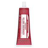Dr. Bronners AllOne Toothpaste (Cinnamon, 5 Ounce) 70% Organic Ingredients, Natural and Effective, FluorideFree, SLSFree,