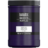 Liquitex BASICS Acrylic Paint, 946ml (32oz) Jar, Dioxazine Purple