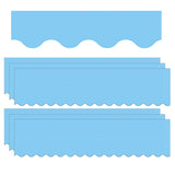 Teacher Created Resources Light Blue Scalloped Border Trim, 35 Feet Per Pack, 6 Packs