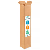 Tall Moving & Shipping Boxes 8L x 8W x 48H (15-Pack) - Extra Strength 200 lb vs Regular - Corrugated Durable Moving Boxes - Corr