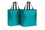 A.S Enterprises JOURNEY JOY FABRIC DEEP GREEN MATTALIC GIFTING BAGS FOR WEDDING,BIRTHDAY,DIWALI,SHAGAN (PACK OF 10) size MEDIUM