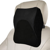 Billebon Car Neck Rest Orthopedic Pillow Headrest Pillow Memory Foam Neck Support For Car Seat, Office Chair, Car Pillows And Cu