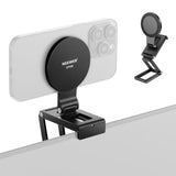 NEEWER Continuity Camera Mount for Desktop Monitor, Magnetic Tri Fold Desk Phone Webcam Holder with Arca Type Base, Compatible w