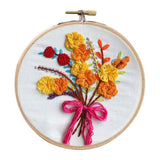 Loom Tree Embroidery Starter Kit With Flower Pattern Diy Cross Stitch Crafts Flower 1