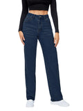 Toplot Straight Leg Jeans For Women (Jeans-5156-Dark Wash-36),Dark Wash,36,B0CVB752LG