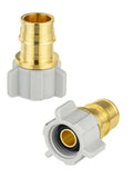 (Pack of 2) EFIELD Pex-A 3/4 Pex x1/2 Swivel Female NPT Adapter, Plumbing Cold Expansion Brass Fittings, ASTM F1960, ANSI/NSF-61