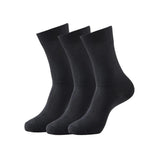 Himalyan Lands Pure Cotton And Smell Free Men & Women Regular Formal Black Calf Length Combo Socks AntiSlip | Sweat Absorbent |