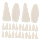 PERSELOSO 40pcs Sketch Trimmer Erase Sponge Heads Durable Drawing Tools for Art Students and Professionals Replaceable Sponge He