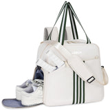 Pickleball Bag - Green Pickle Ball Tote Backpack with Shoe Compartment & Wet Pocket, Pickleball Gifts Accessories for Women Men