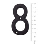 BetLight House Numbers- 3 Inch Innovative Wrought Iron Numbers- Vintage Nail on Die Cast Mailbox Numbers/Number 8